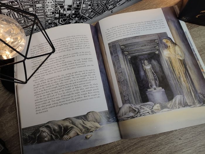 Black Ships Before Troy: The Story of The Iliad ! RARE ! Illustrated by Alan Lee ! Lord of The Rings Illustrator ! 2000 ! by Frances Lincoln !