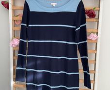 dress Bnwt gap navy striped jumper dress size small 30% wool