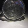 Old clear small glass jar Image 2