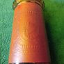 Vintage Brown Glass Alcohol Bottle Image 3