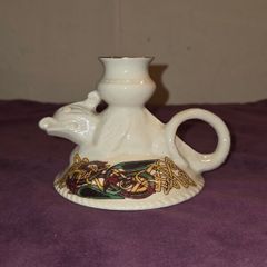 Cre Irish Porcelain Candlestick Holder