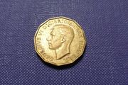 1949 English Brass Threepence