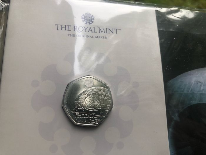 Royal Mint Limited Edition 2024 BU Star Wars 50p In Sealed Folder.