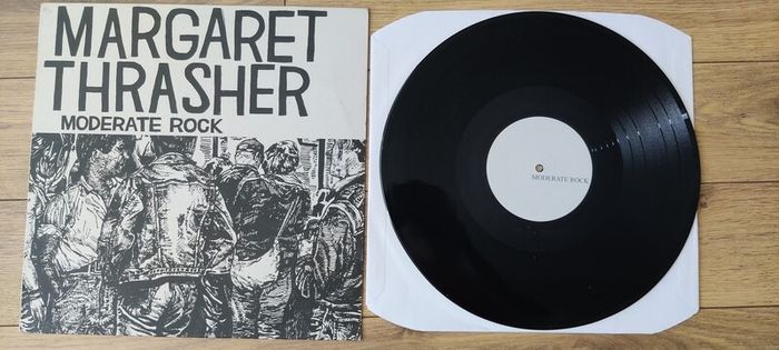 LP Vinyl Record - Margaret Thrasher - Moderate Rock ( punk )