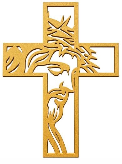 Jesus Christ Cross Wall Art Modern Christian Home Decor