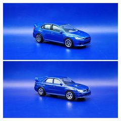 Realtoy Subaru Impreza and Mitsubishi Lancer, used, near mint condition.