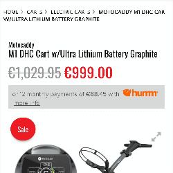 Golf Trolley For Sale