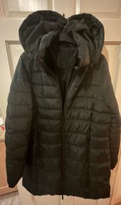 Forest Green Padded Coat With Hood