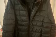 Forest Green Padded Coat With Hood