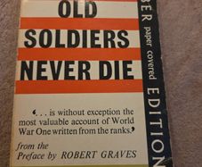 Old Soldiers Never Die By Frank Richards Faber paper covered Edition