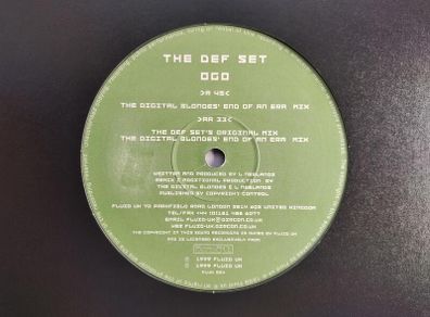 Def Set - Ogo - Fluid UK Records - Absolutely CRIMINALLY Under-tated GEM! QUALITY Late 90s Trance BANGER!