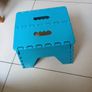 Small Blue  Foldable Step Stool.  New. Image 3