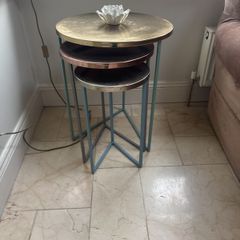 beautiful nest of tables x 3 tables