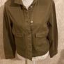 denim  jacket NWT Olive Green Image 2