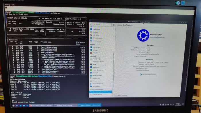Gaming PC / Linux Workstation - GTX 1080 Ti 11GB, i7, 16GB RAM, 24 inch Dell Monitor