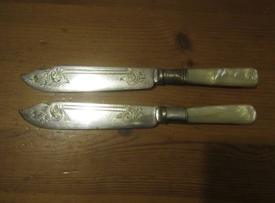 Vintage fish knives EPNS