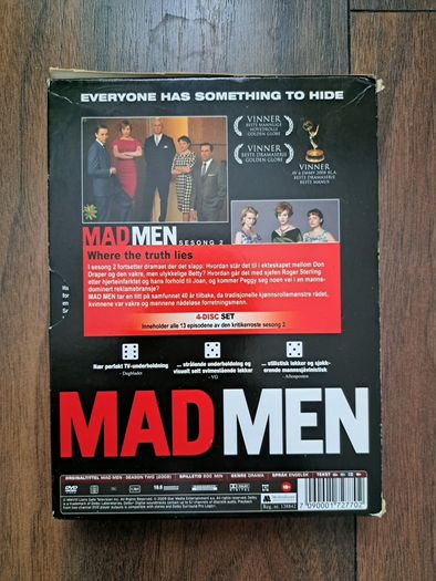 Madmen Seasons 1-4