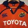 Munster Jersey.  Official Canterbury Munster Rugby Home Jersey From Seasons 2005 To 2007. Collect In Dublin Or Receive Via Post. Image 3