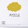 Child's Name Wall Decal, Personalised Name Stickers, Cloud Wall Decal, Personalized Name Decals, Baby Kids Room Decor, Nursery Wall Art Image 3