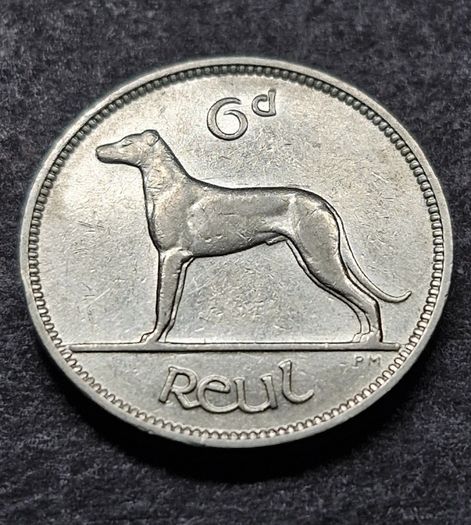 Ireland Excellent 1939 Six Pence 6d coin