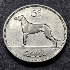 Ireland Excellent 1939 Six Pence 6d coin