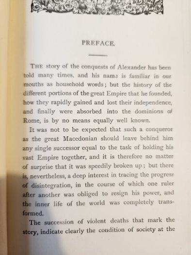 Alexander's Empir  By John Pentland Mahaffy. 1920 Edition Hardback In Good Condition