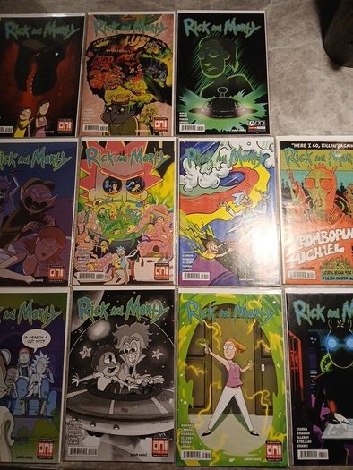 Rick and Morty Comics run joblot