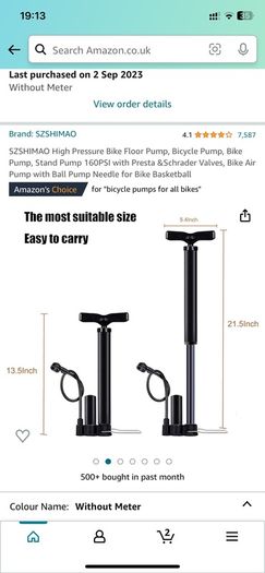 Bike pump
