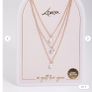 New Lovisa gold layered necklace cubic zirconia Image 2