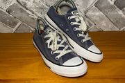 Converse All Star Ladies Navy Canvas Lo Top Trainers UK4 EUR36.5
