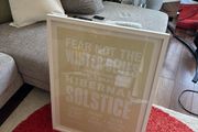 Large Oak Framed Wall Art
