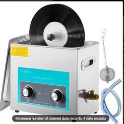 6L Ultrasonic Vinyl Record Cleaner Machine 40kHz Deep Cleaning LP Washer:AVAILABLE FOR PICK UP