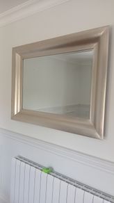 Gold framed mirror