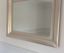 Gold framed mirror