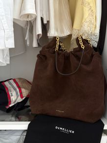 Demellier Miami suede bag
