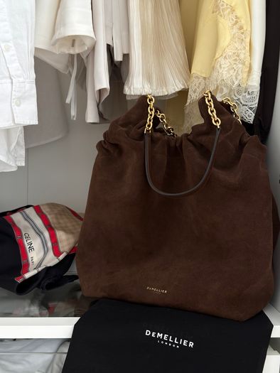 Demellier Miami suede bag