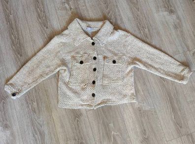 Beige jacket, size 10
