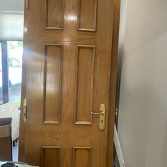 Solid wooden door