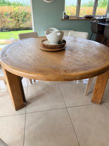 Oak dining table