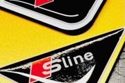 S Line Gel Number Plate  Corner Badge Set