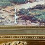 Pair of Huge Vintage Framed Artworks (105x75cm) - Matching Luxury Frames Image 4
