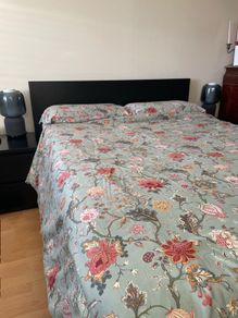 King size bed frame with drawers in Black