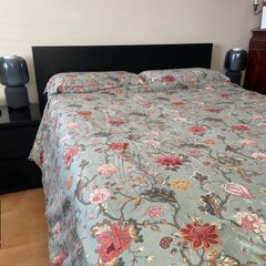 King size bed frame with drawers in Black