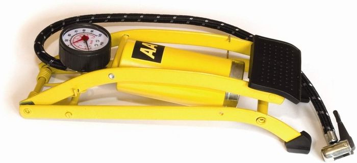 AA Single Barrel Footpump