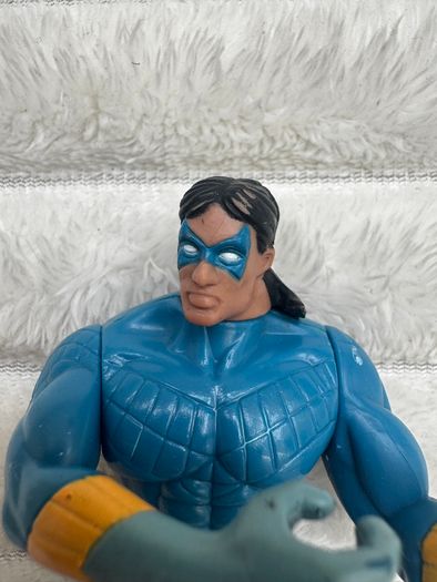1994 Kenner DC Comics Legends Of Batman Nightwing Action Figure approx. 12 cm. Used Please see photos