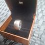 Lovely Vintage Solid 925 Sterling Silver Size M. Image 4