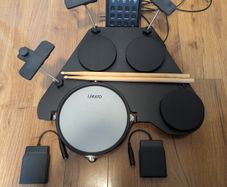 Lekato CPD-1000 electronic drum pad kit with carry bag