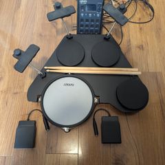 Lekato CPD-1000 electronic drum pad kit with carry bag