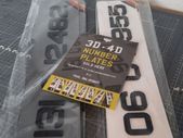 3d and 4d number plates