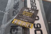 3d and 4d number plates
